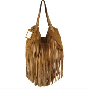 Ralph Lauren Fringe Suede Bag